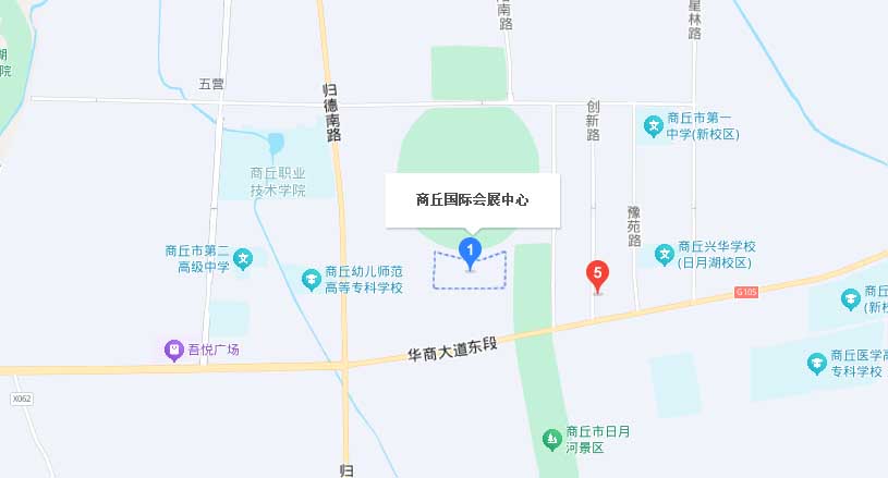 商丘家博会交通路线地图